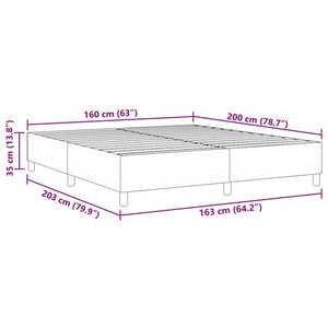 Plattformbettgestell Creme 160x200 cm Cord
