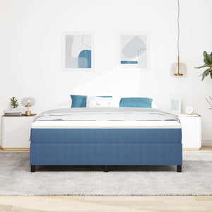 Plattformbettgestell Blau 180x200 cm Cordstoff
