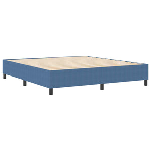 Plattformbettgestell Blau 180x200 cm Cordstoff