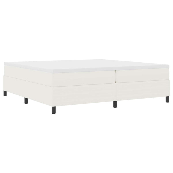 Plattformbettgestell Creme 200x200 cm Cordstoff