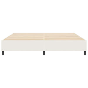 Plattformbettgestell Creme 200x200 cm Cordstoff