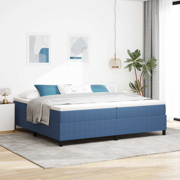 Blaues Plattformbettgestell Cord 200x200 cm