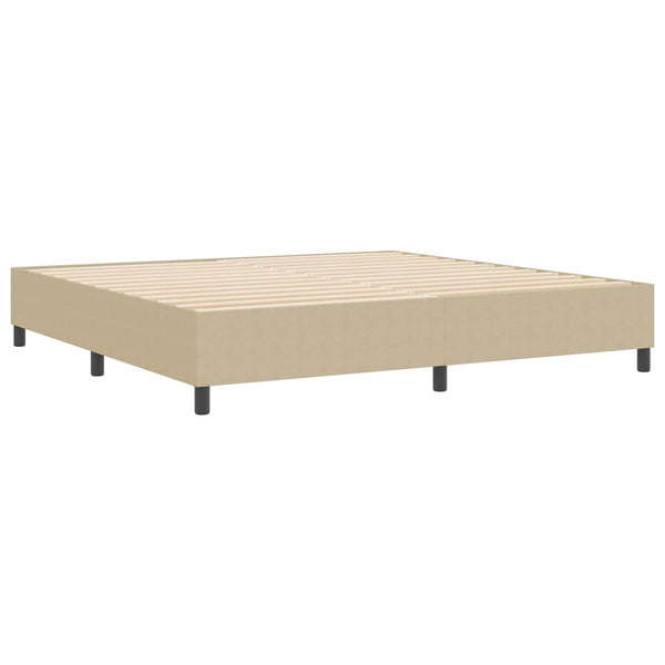 Grau-Grünes Cord Plattformbett 200x200 cm
