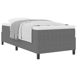vidaXL Lit coffre gris clair et blanc 80 x 200 cm en tissu corduroy