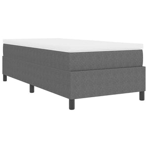 Boxspringbett 90x190 cm Hellgrau Cordstoff