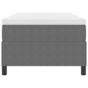 Boxspringbett 90x190 cm Hellgrau Cordstoff