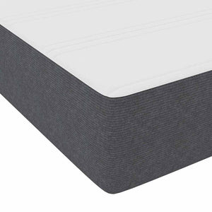 Boxspringbett 90x200 cm Dunkelgrau Cordstoff