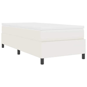 Boxspringbett Creme Weiß 100x200 cm