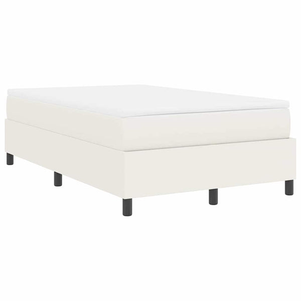 Boxspringbett Creme Weiß 120x190 cm