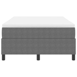 Boxspringbett 120x200 cm Hellgrau Cordstoff