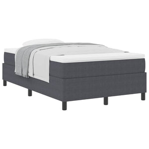 Boxspringbett 120x200 cm Dunkelgrau Cord