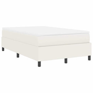 Boxspringbett Creme 120x200 cm Cordstoff