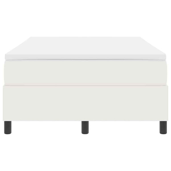 Boxspringbett Creme 120x200 cm Cordstoff