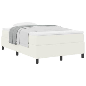 Boxspringbett Creme 120x200 cm Cordstoff