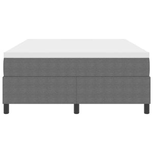 Boxspringbett 140x200 cm Hellgrau Cordstoff