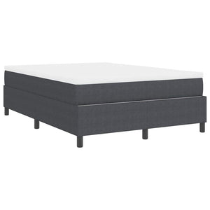Boxspringbett 140x200 cm Dunkelgrau Cord
