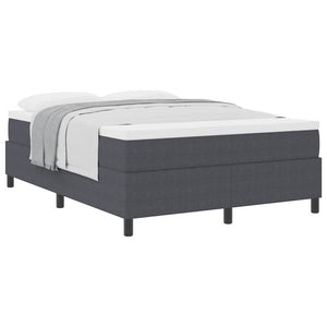 Boxspringbett 140x200 cm Dunkelgrau Cord