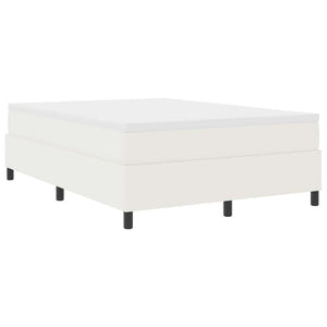 Boxspringbett Creme Weiß Cord 160x200 cm