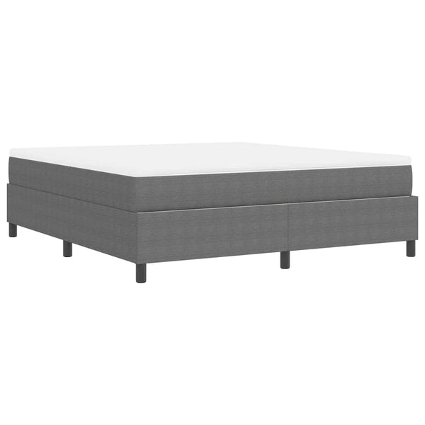 Boxspringbett 180x200 Hellgrau Cordstoff