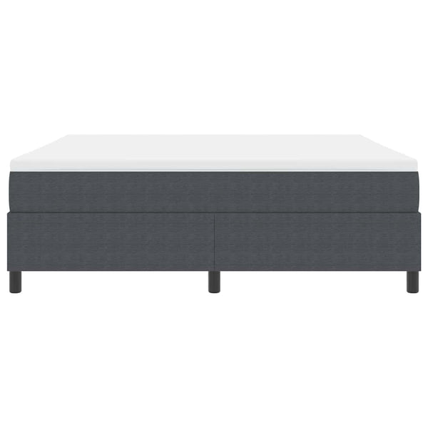 Boxspringbett 180x200 cm Dunkelgrau Cordstoff