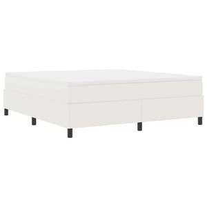 Boxspringbett Creme Weiß Cord 180x200 cm