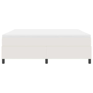 Boxspringbett Creme Weiß Cord 180x200 cm
