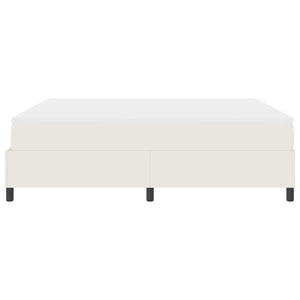 Boxspringbett Creme Weiß Cord 180x200 cm
