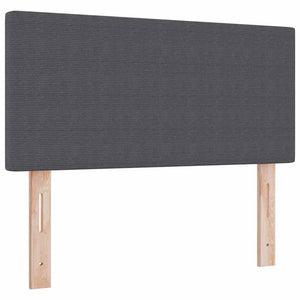 LED Boxspringbett Dunkelgrau 90x200 cm