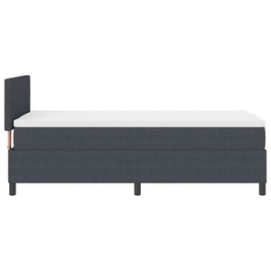 LED Boxspringbett Dunkelgrau 90x200 cm