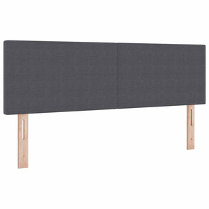 LED Boxspringbett Dunkelgrau 140x200 cm