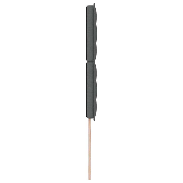 Dunkelgraues Stoff-Kopfteil 80 cm