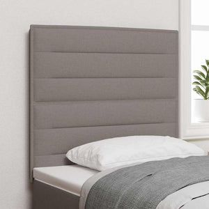 vidaXL Headboard Taupe 80 cm Fabric