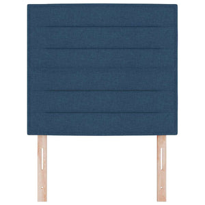 Blaues Stoff-Kopfteil 80 cm