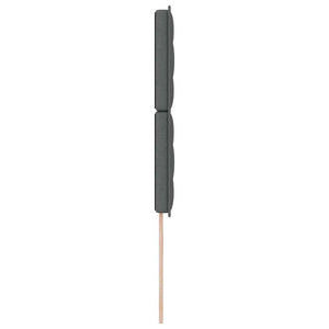 Kopfteil Dunkelgrau 90cm Stoffbezug