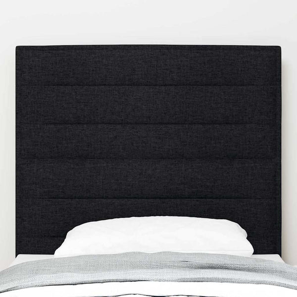 Schwarzes Kopfteil 90 cm Stoffbezug