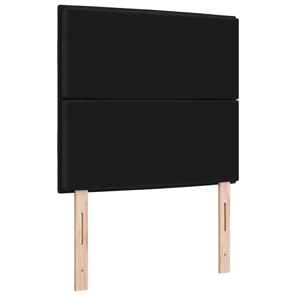 Schwarzes Kopfteil 90 cm Stoffbezug