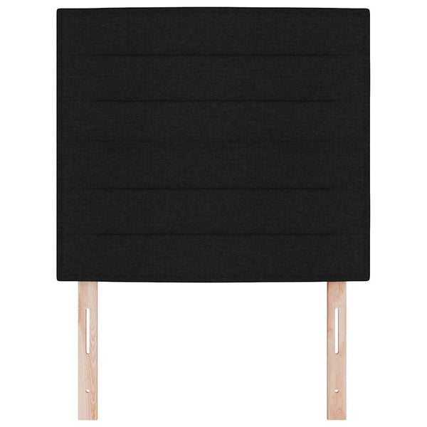Schwarzes Kopfteil 90 cm Stoffbezug