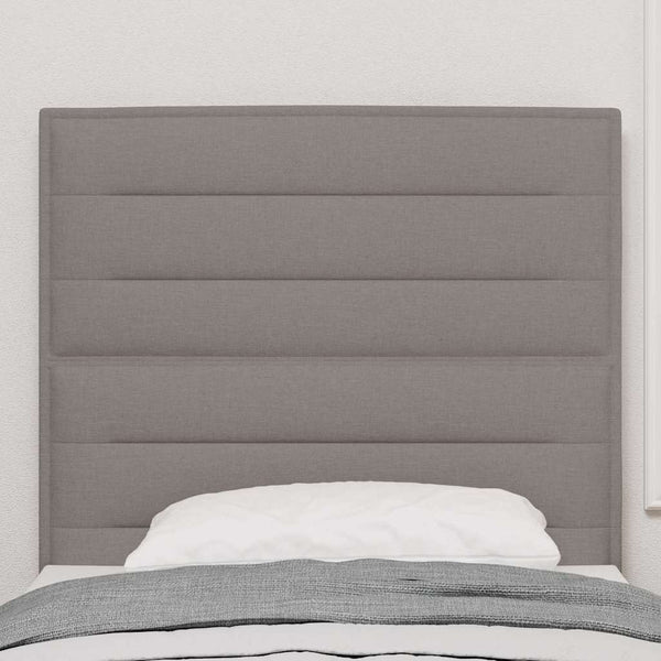 Kopfteil Taupe Stoff 90 cm