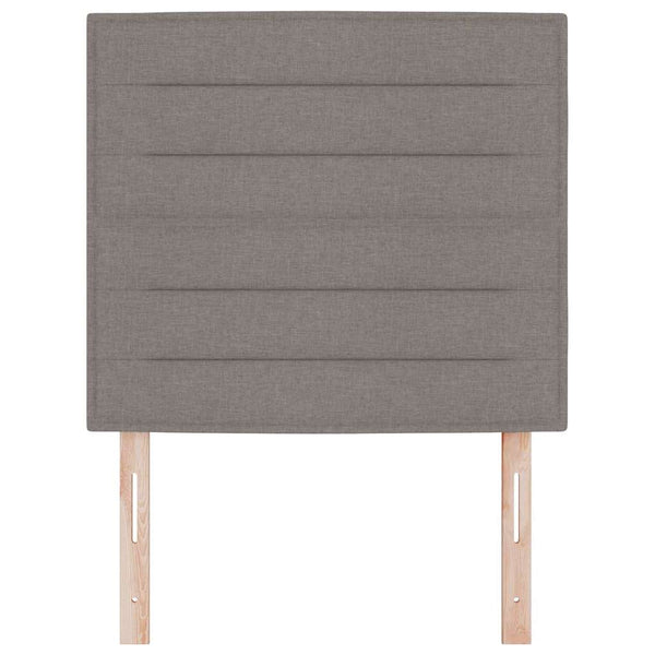 Kopfteil Taupe Stoff 90 cm