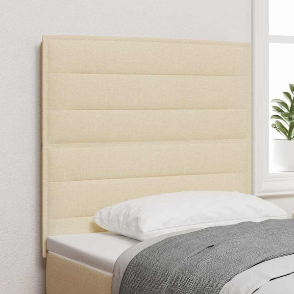Creme Kopfteil 90 cm Stoffbezug