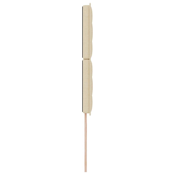 Creme Kopfteil 90 cm Stoffbezug