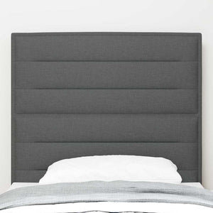 Dunkelgraues Stoff-Kopfteil – 100 cm