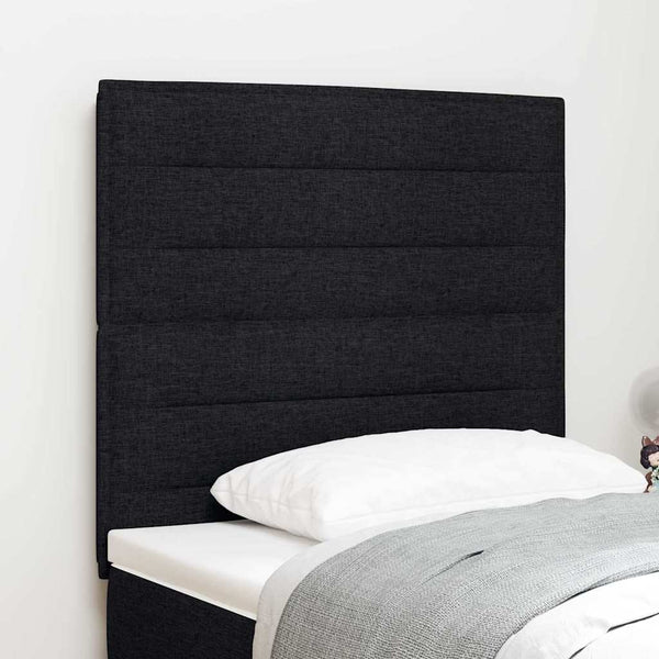 Schwarzes Kopfteil Stoff 100 cm