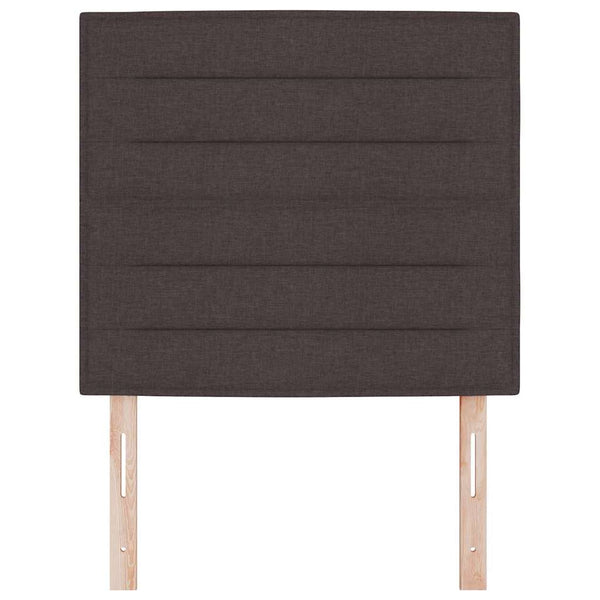 Dunkelbraunes Stoff-Kopfteil 100 cm