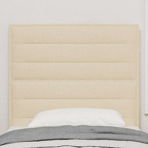 Creme Kopfteil 100 cm Stoffbezug