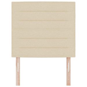 Creme Kopfteil 100 cm Stoffbezug