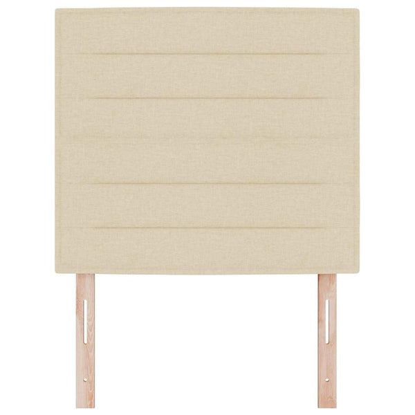 Creme Kopfteil 100 cm Stoffbezug