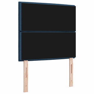 Blaues Stoff-Kopfteil 100 cm