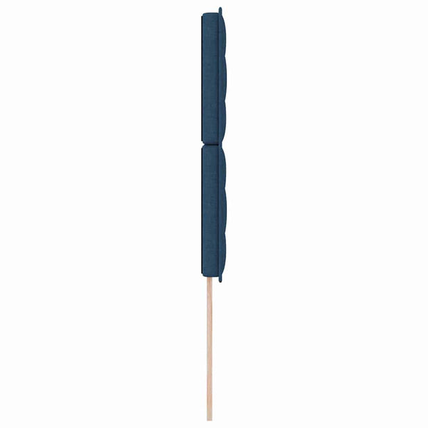 Blaues Stoff-Kopfteil 100 cm