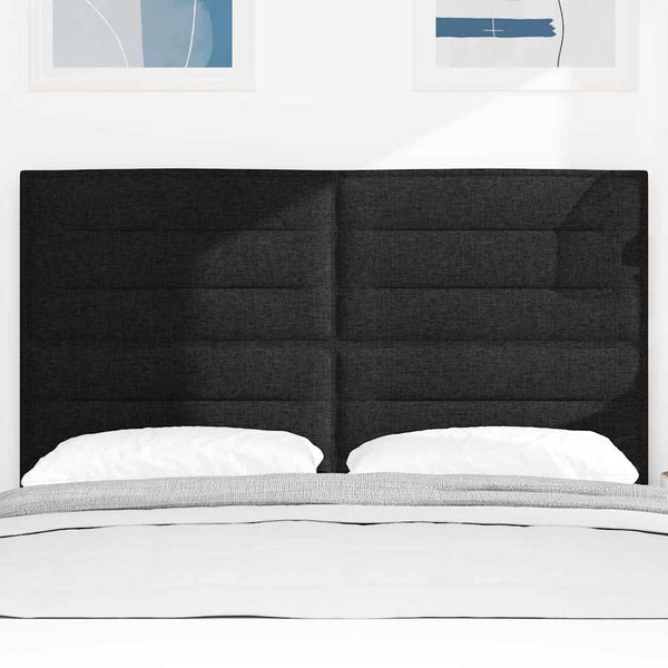 Schwarzes Stoff-Kopfteil 144 cm